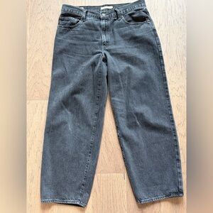 Levi's Women's Black Wash Baggy Dad Jeans